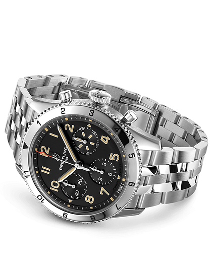 Vīriešu pulkstenis / unisex  BREITLING, Classic AVI Chronograph P-51 Mustang / 42mm, SKU: A233803A1B1A1 | dimax.lv