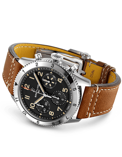 Men's watch / unisex  BREITLING, Classic AVI Chronograph P-51 Mustang / 42mm, SKU: A233803A1B1X1 | dimax.lv