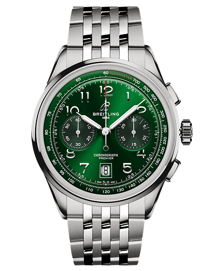 Men's watch / unisex  BREITLING, Premier B01 Chronograph / 42mm, SKU: AB0145371L1A1 | dimax.lv