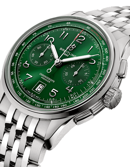 Men's watch / unisex  BREITLING, Premier B01 Chronograph / 42mm, SKU: AB0145371L1A1 | dimax.lv