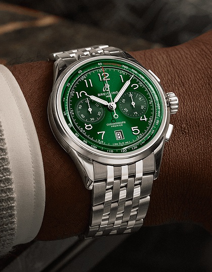 Men's watch / unisex  BREITLING, Premier B01 Chronograph / 42mm, SKU: AB0145371L1A1 | dimax.lv