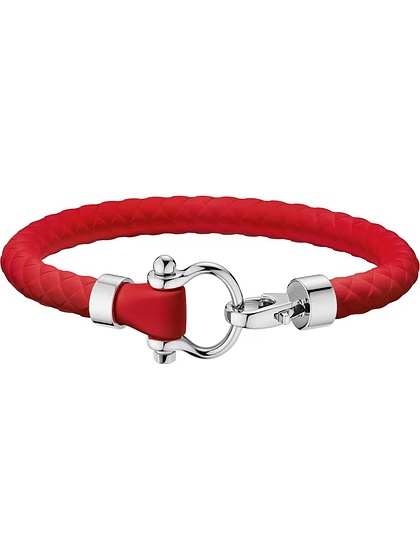  OMEGA ACCESSORIES, Aqua Red Sailing Bracelet M, SKU: B34STA0509603 | dimax.lv