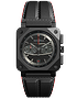 Men's watch / unisex  BELL & ROSS, BR 03-94 Blacktrack / 42mm, SKU: BR0394-BTR-CE/SCA | dimax.lv
