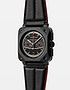 Men's watch / unisex  BELL & ROSS, BR 03-94 Blacktrack / 42mm, SKU: BR0394-BTR-CE/SCA | dimax.lv