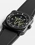 Men's watch / unisex  BELL & ROSS, BR 03 Gyrocompass / 41mm, SKU: BR03A-CPS-CE/SRB | dimax.lv