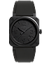 Men's watch / unisex  BELL & ROSS, BR 03 Phantom / 41mm, SKU: BR03A-PH-CE/SRB | dimax.lv