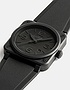 Мужские часы / унисекс  BELL & ROSS, BR 03 Phantom / 41mm, SKU: BR03A-PH-CE/SRB | dimax.lv