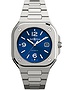 Men's watch / unisex  BELL & ROSS, BR 05 Blue Steel / 40mm, SKU: BR05A-BLU-ST/SST | dimax.lv