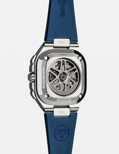 Vīriešu pulkstenis / unisex  BELL & ROSS, BR 05 Chrono Blue Steel / 42mm, SKU: BR05C-BLU-ST/SRB | dimax.lv