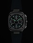 Vīriešu pulkstenis / unisex  BELL & ROSS, BR 05 Chrono Blue Steel / 42mm, SKU: BR05C-BLU-ST/SRB | dimax.lv