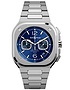 Vīriešu pulkstenis / unisex  BELL & ROSS, BR 05 Chrono Blue Steel / 42mm, SKU: BR05C-BLU-ST/SST | dimax.lv