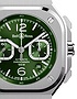 Vīriešu pulkstenis / unisex  BELL & ROSS, BR 05 Chrono Green Steel / 42mm, SKU: BR05C-GN-ST/SST | dimax.lv