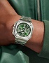 Men's watch / unisex  BELL & ROSS, BR 05 Chrono Green Steel / 42mm, SKU: BR05C-GN-ST/SST | dimax.lv