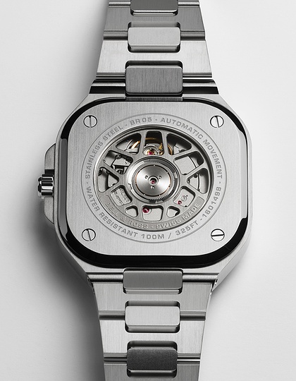 Vīriešu pulkstenis / unisex  BELL & ROSS, BR 05 GMT / 41mm, SKU: BR05G-SI-ST/SST | dimax.lv