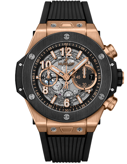 Men's watch / unisex  HUBLOT, Big Bang Unico King Gold Ceramic / 44mm, SKU: 421.OM.1180.RX | dimax.lv