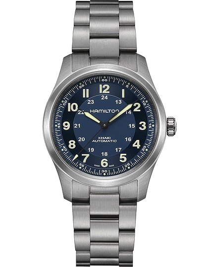 Мужские часы / унисекс  HAMILTON, Khaki Field Titanium Auto / 38mm, SKU: H70205140 | dimax.lv