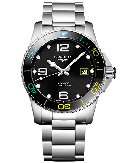 Men's watch / unisex  LONGINES, Hydroconquest XXII Commonwealth Games / 41mm, SKU: L3.781.4.59.6 | dimax.lv