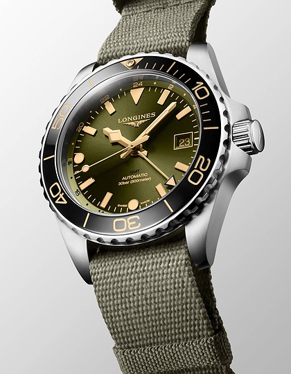 Vīriešu pulkstenis / unisex  LONGINES, HydroConquest GMT / 41mm, SKU: L3.790.4.06.2 | dimax.lv