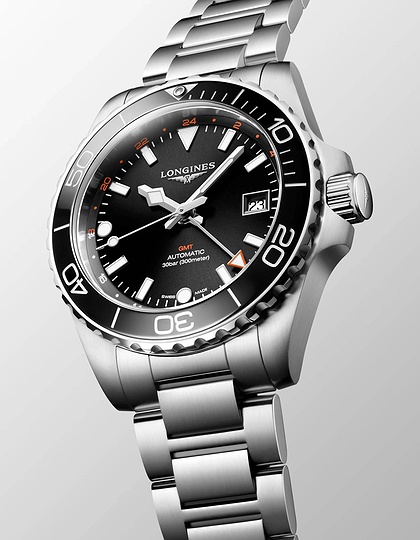 Мужские часы / унисекс  LONGINES, HydroConquest GMT / 41mm, SKU: L3.790.4.56.6 | dimax.lv