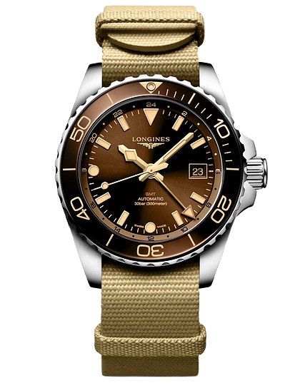 Vīriešu pulkstenis / unisex  LONGINES, HydroConquest GMT / 41mm, SKU: L3.790.4.66.2 | dimax.lv
