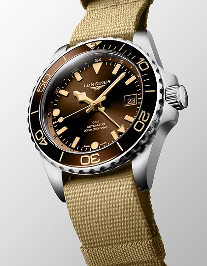 Vīriešu pulkstenis / unisex  LONGINES, HydroConquest GMT / 41mm, SKU: L3.790.4.66.2 | dimax.lv