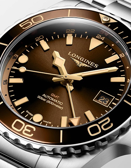Vīriešu pulkstenis / unisex  LONGINES, HydroConquest GMT / 41mm, SKU: L3.790.4.66.6 | dimax.lv