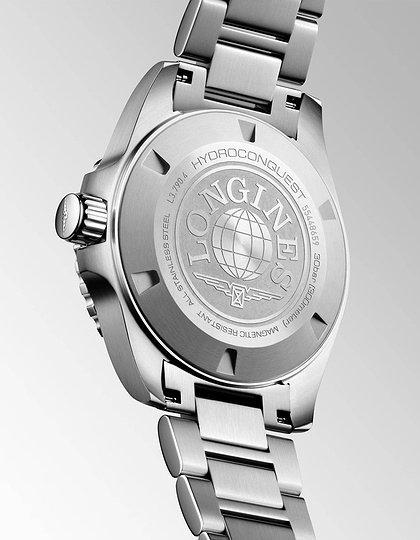 Vīriešu pulkstenis / unisex  LONGINES, HydroConquest GMT / 41mm, SKU: L3.790.4.96.6 | dimax.lv