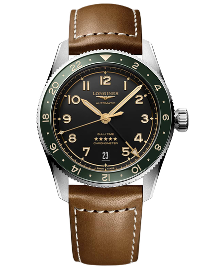 Vīriešu pulkstenis / unisex  LONGINES, Spirit Zulu Time / 39mm, SKU: L3.802.4.63.2 | dimax.lv