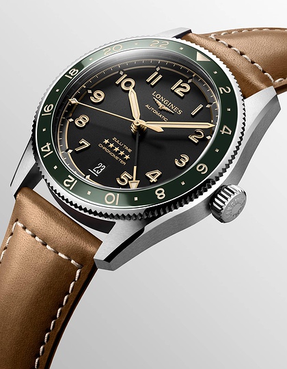 Vīriešu pulkstenis / unisex  LONGINES, Spirit Zulu Time / 39mm, SKU: L3.802.4.63.2 | dimax.lv