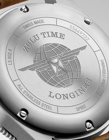 Vīriešu pulkstenis / unisex  LONGINES, Spirit Zulu Time / 39mm, SKU: L3.802.4.63.2 | dimax.lv