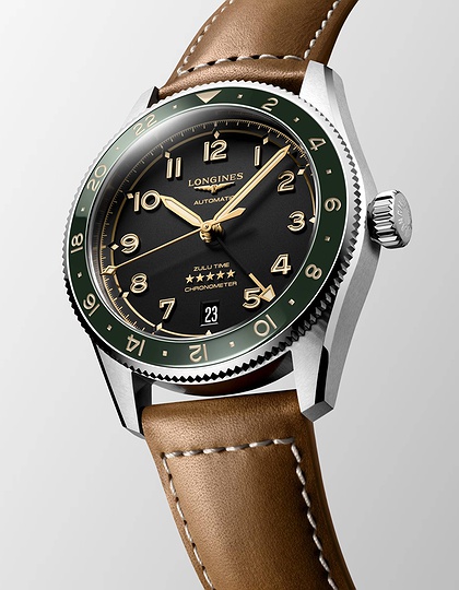 Vīriešu pulkstenis / unisex  LONGINES, Spirit Zulu Time / 39mm, SKU: L3.802.4.63.2 | dimax.lv