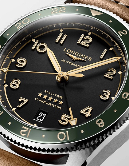 Vīriešu pulkstenis / unisex  LONGINES, Spirit Zulu Time / 39mm, SKU: L3.802.4.63.2 | dimax.lv