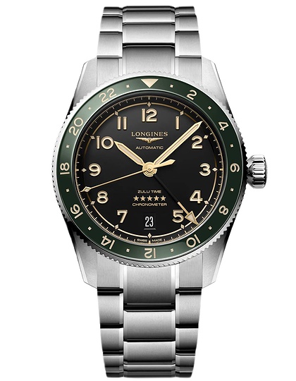 Vīriešu pulkstenis / unisex  LONGINES, Spirit Zulu Time / 39mm, SKU: L3.802.4.63.6 | dimax.lv
