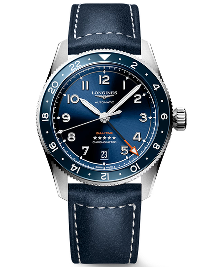 Men's watch / unisex  LONGINES, Spirit Zulu Time / 39mm, SKU: L3.802.4.93.2 | dimax.lv