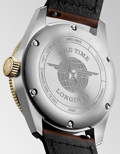Vīriešu pulkstenis / unisex  LONGINES, Spirit Zulu Time / 39mm, SKU: L3.802.5.53.2 | dimax.lv