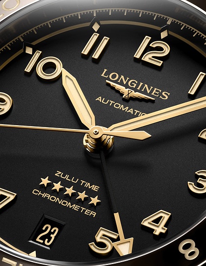 Vīriešu pulkstenis / unisex  LONGINES, Spirit Zulu Time / 39mm, SKU: L3.802.5.53.2 | dimax.lv