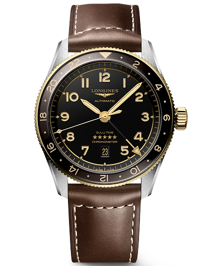 Vīriešu pulkstenis / unisex  LONGINES, Spirit Zulu Time / 42mm, SKU: L3.812.5.53.2 | dimax.lv