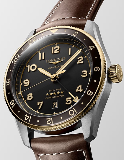 Vīriešu pulkstenis / unisex  LONGINES, Spirit Zulu Time / 42mm, SKU: L3.812.5.53.2 | dimax.lv