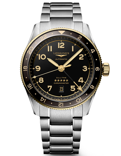 Vīriešu pulkstenis / unisex  LONGINES, Spirit Zulu Time / 42mm, SKU: L3.812.5.53.6 | dimax.lv