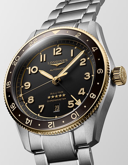 Vīriešu pulkstenis / unisex  LONGINES, Spirit Zulu Time / 42mm, SKU: L3.812.5.53.6 | dimax.lv