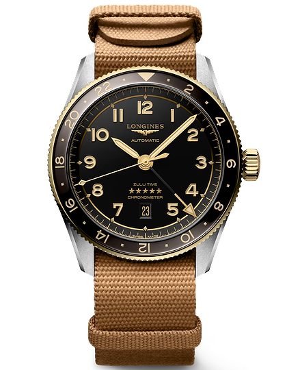 Vīriešu pulkstenis / unisex  LONGINES, Spirit Zulu Time / 42mm, SKU: L3.812.5.53.9 | dimax.lv