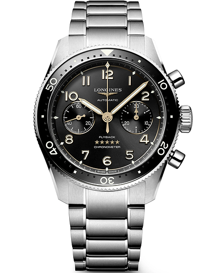 Vīriešu pulkstenis / unisex  LONGINES, Spirit Flyback / 42mm, SKU: L3.821.4.53.6 | dimax.lv