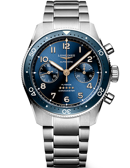Vīriešu pulkstenis / unisex  LONGINES, Spirit Flyback / 42mm, SKU: L3.821.4.93.6 | dimax.lv