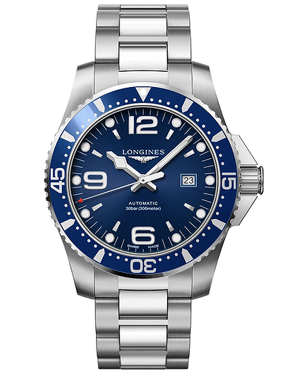 Мужские часы / унисекс  LONGINES, HydroConquest / 44mm, SKU: L3.841.4.96.6 | dimax.lv