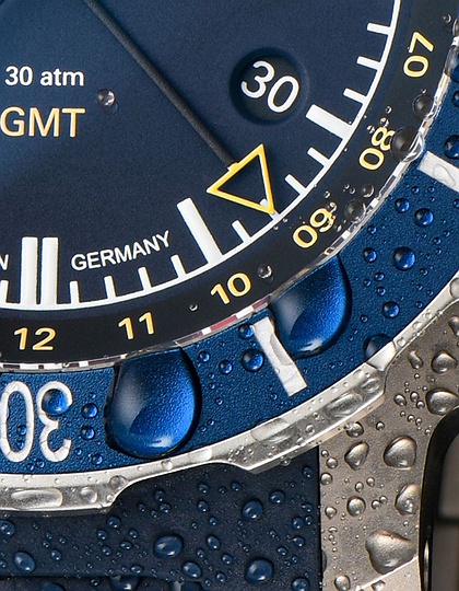 Vīriešu pulkstenis / unisex  MÜHLE-GLASHÜTTE, S.A.R. Seebataillon GMT / 45mm, SKU: M1-28-62-KB-II | dimax.lv