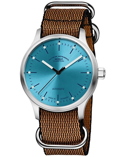 Vīriešu pulkstenis / unisex  MÜHLE-GLASHÜTTE, Panova Turquoise / 40mm, SKU: M1-40-79-NB-III | dimax.lv