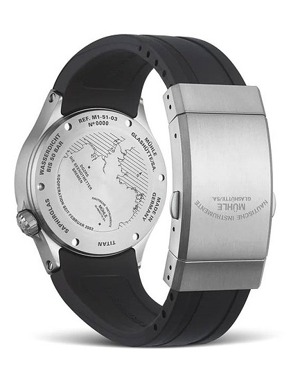 Men's watch / unisex  MÜHLE-GLASHÜTTE, S.A.R. Mission-Timer Titan / 43 mm, SKU: M1-51-03-KB | dimax.lv