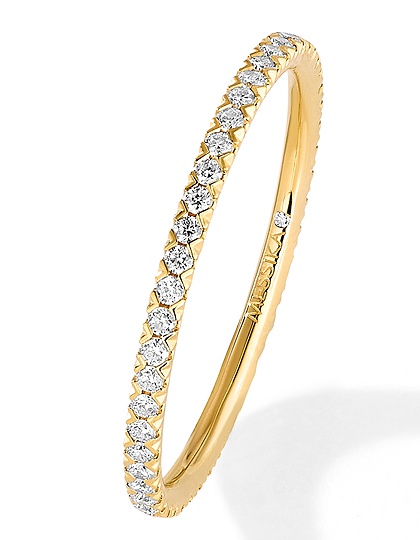 Women Jewellery  MESSIKA, Gatsby XS Diamond Yellow Gold Wedding Ring, SKU: 05064-YG | dimax.lv