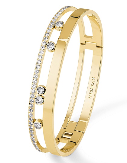 Sieviešu juvelierizstrādājumi  MESSIKA, Bangle Move Romane GM, SKU: 06747-YG | dimax.lv