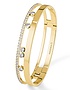 Sieviešu juvelierizstrādājumi  MESSIKA, Bangle Move Romane GM, SKU: 06747-YG | dimax.lv